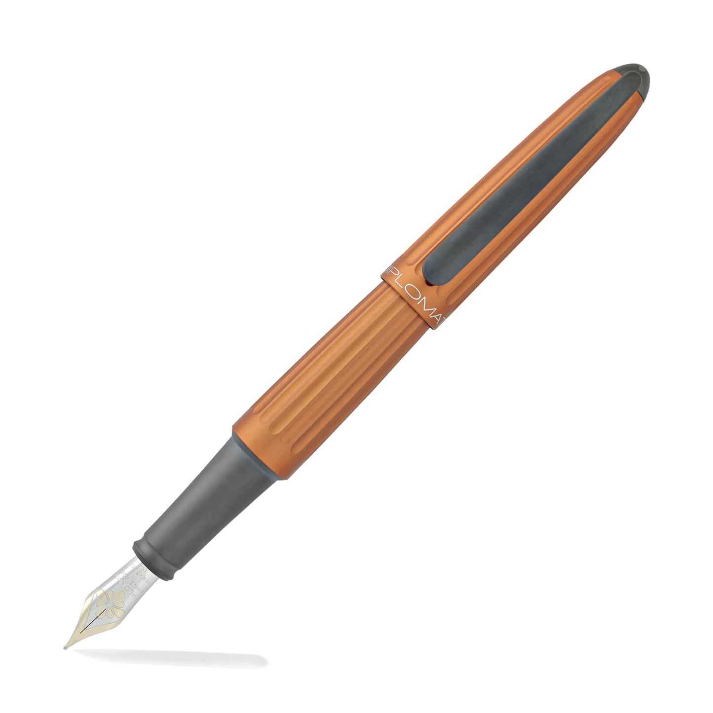 Diplomat Aero Fountain Pen in Sunset Orange - 14K Gold Fountain Pen