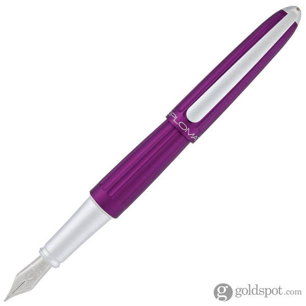 Diplomat Aero Fountain Pen in Violet - 14K Gold Extra Fine Fountain Pen