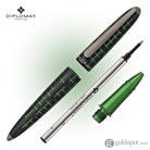 Diplomat Elox Matrix Rollerball Pen in Ring BlackGreen Rollerball Pen