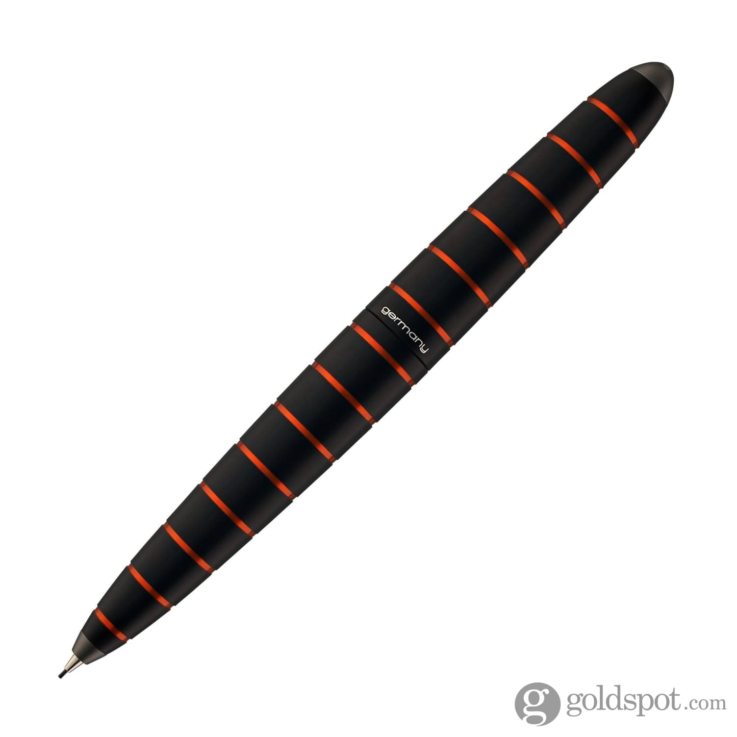 Diplomat Elox Mechanical Pencil in Ring Black & Orange -.7mm Mechanical Pencil