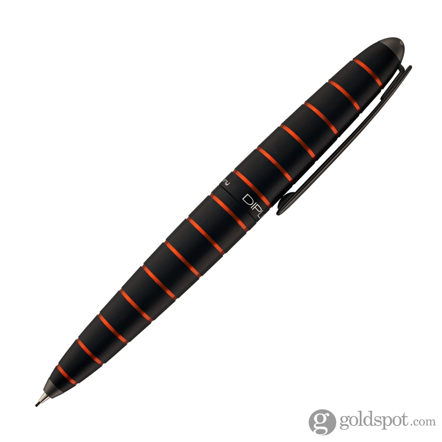 Diplomat Elox Mechanical Pencil in Ring Black & Orange -.7mm Mechanical Pencil
