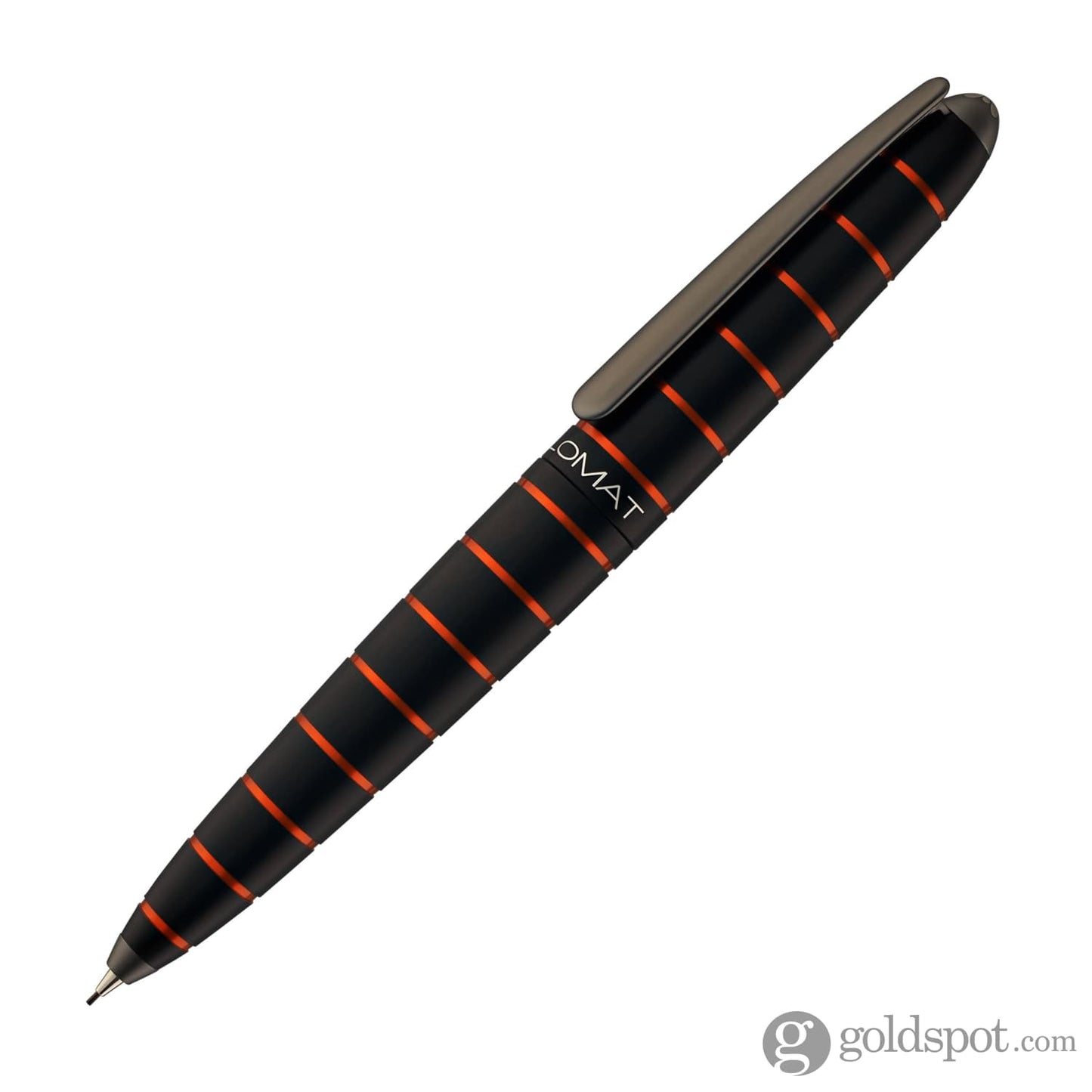 Diplomat Elox Mechanical Pencil in Ring Black & Orange -.7mm Mechanical Pencil