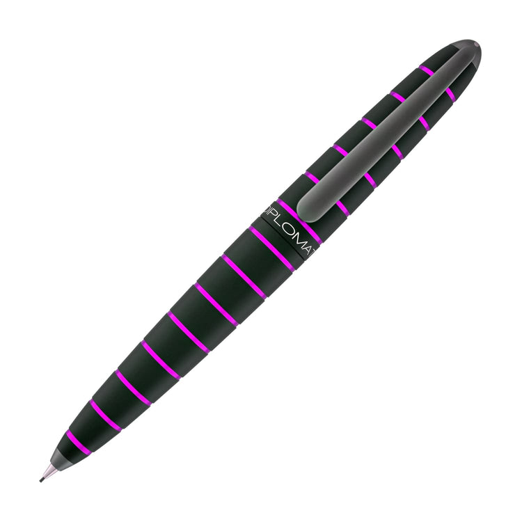 Diplomat Elox Mechanical Pencil in Ring Black/Purple -.7mm Mechanical Pencil