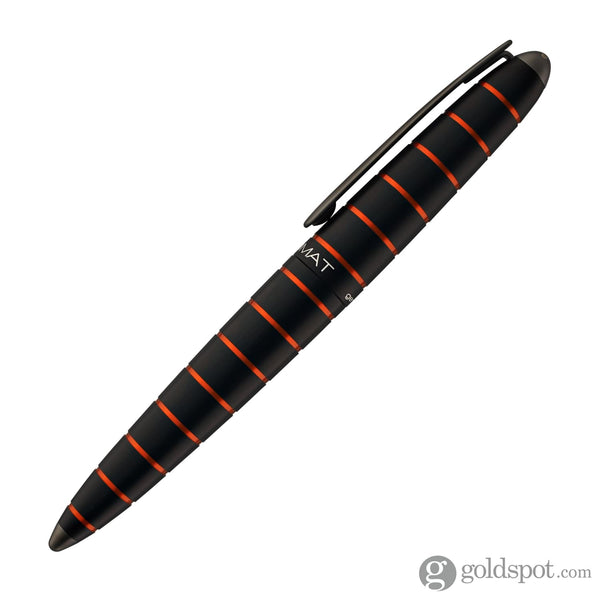 Diplomat Elox Rollerball Pen in Ring Black & Orange Rollerball Pen