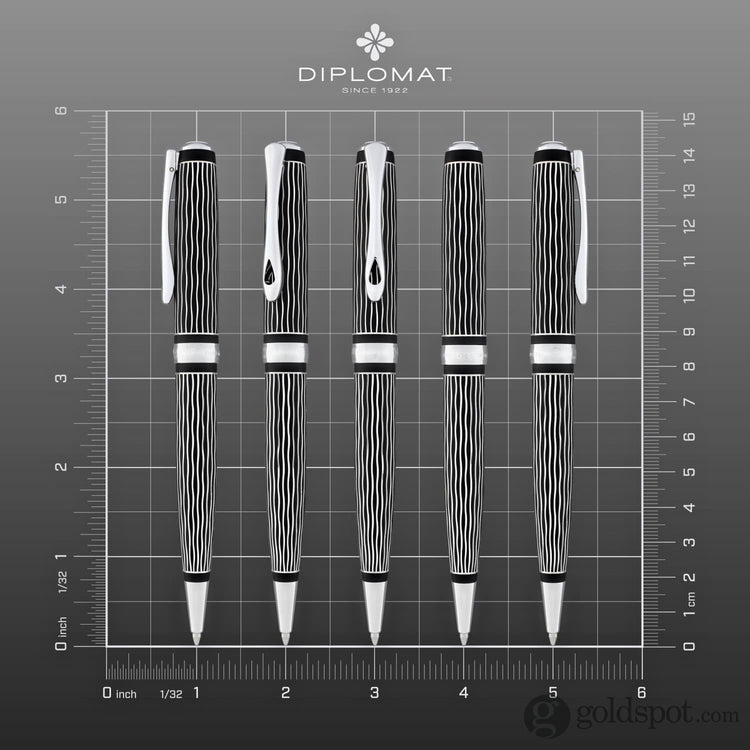 Diplomat Excellence A Plus easyFlow Ballpoint Pen in Waves Ballpoint Pen