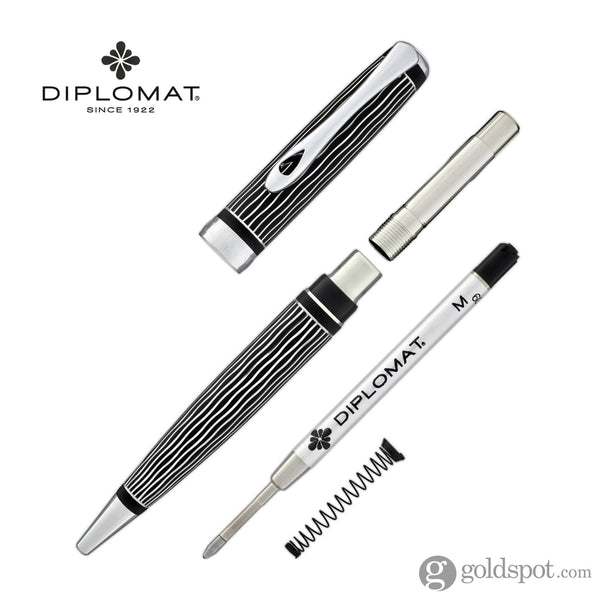 Diplomat Excellence A Plus easyFlow Ballpoint Pen in Waves Ballpoint Pen