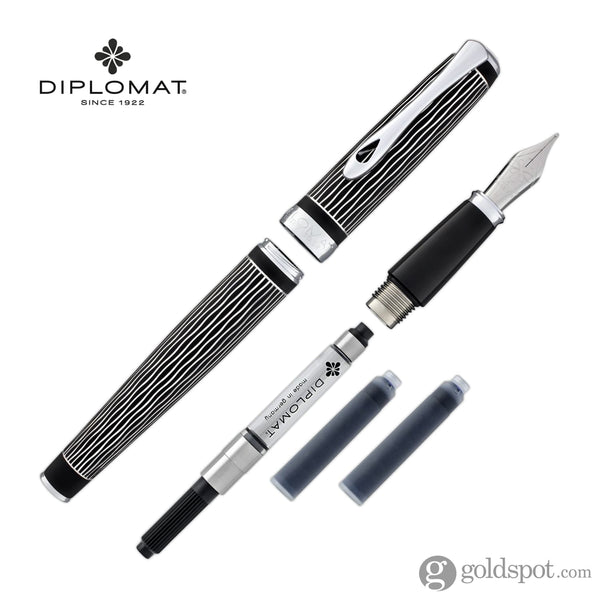 Diplomat Excellence A Plus Fountain Pen in Waves Fountain Pen
