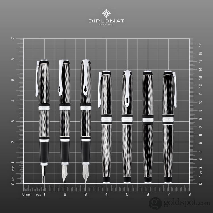 Diplomat Excellence A Plus Fountain Pen in Waves Fountain Pen