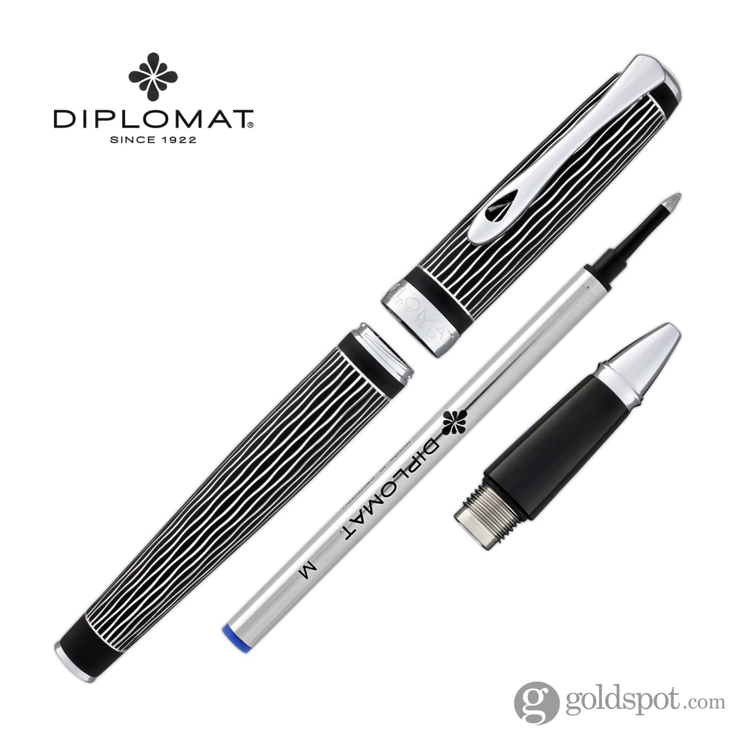 Diplomat Excellence A Plus Rollerball Pen in Waves Rollerball Pen