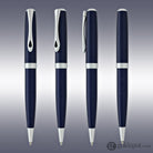 Diplomat Excellence A2 Ballpoint Pen in Midnight Blue with Chrome Trim Ballpoint Pen
