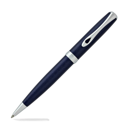 Diplomat Excellence A2 Ballpoint Pen in Midnight Blue with Chrome Trim