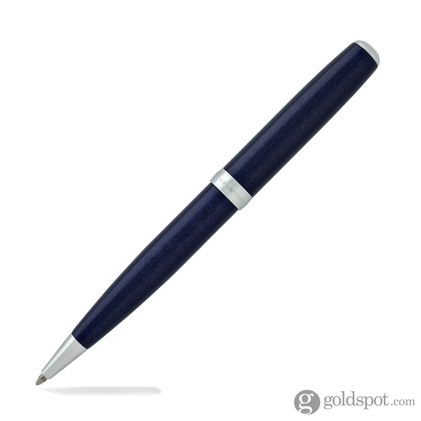 Diplomat Excellence A2 Ballpoint Pen in Midnight Blue with Chrome Trim Ballpoint Pen