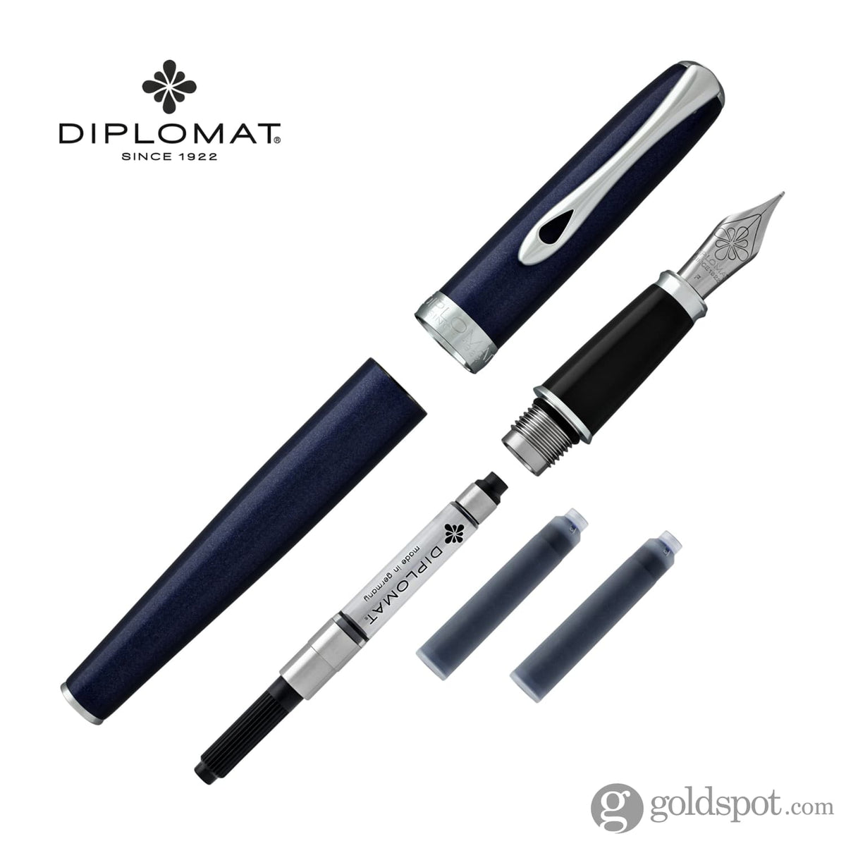 Diplomat Excellence A2 Fountain Pen - Oxyd Iron Diplomat Excellence A2 Fountain Pen - Oxyd Iron