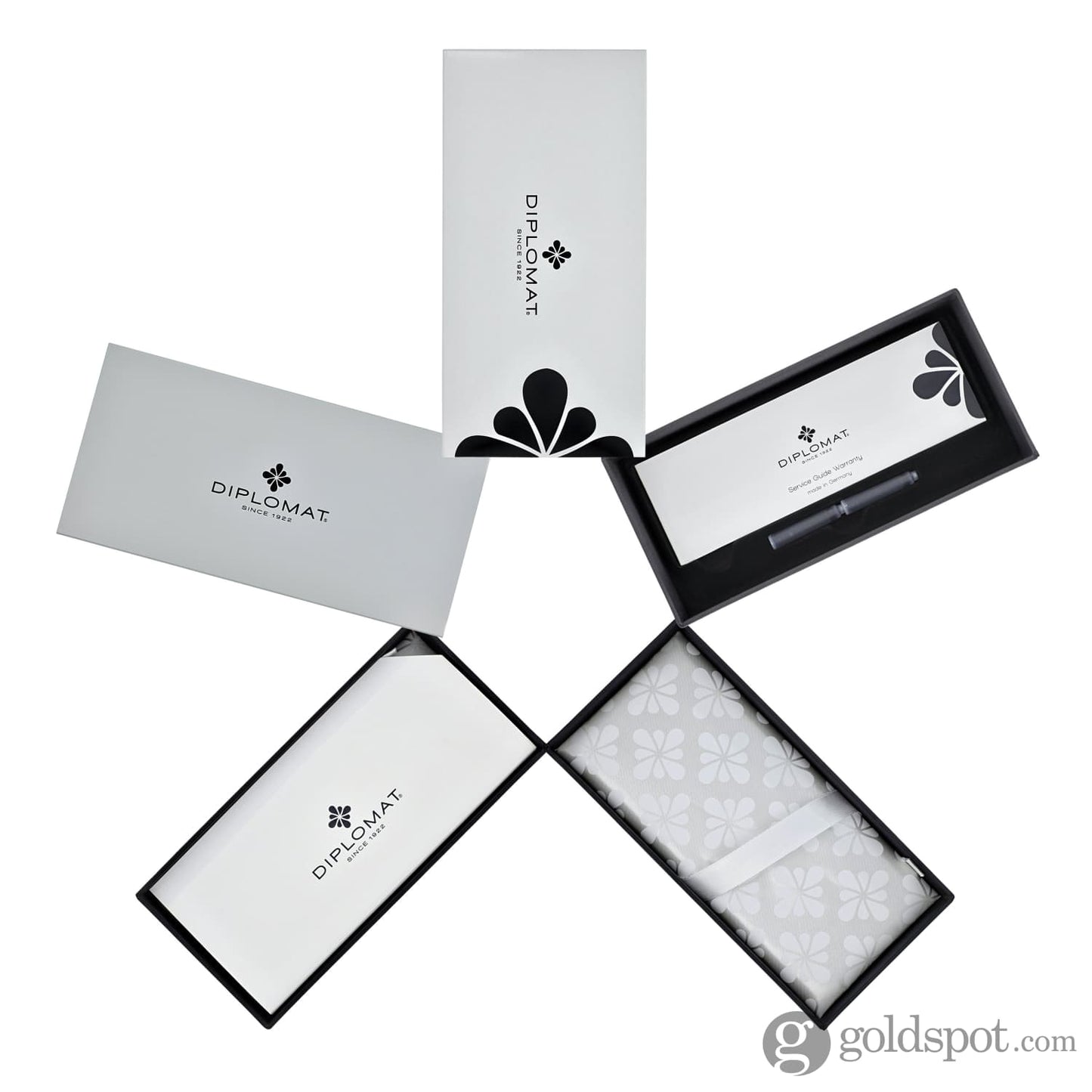 Diplomat Excellence A2 Rollerball Pen in Black Lacquer with Gold Trim Rollerball Pen