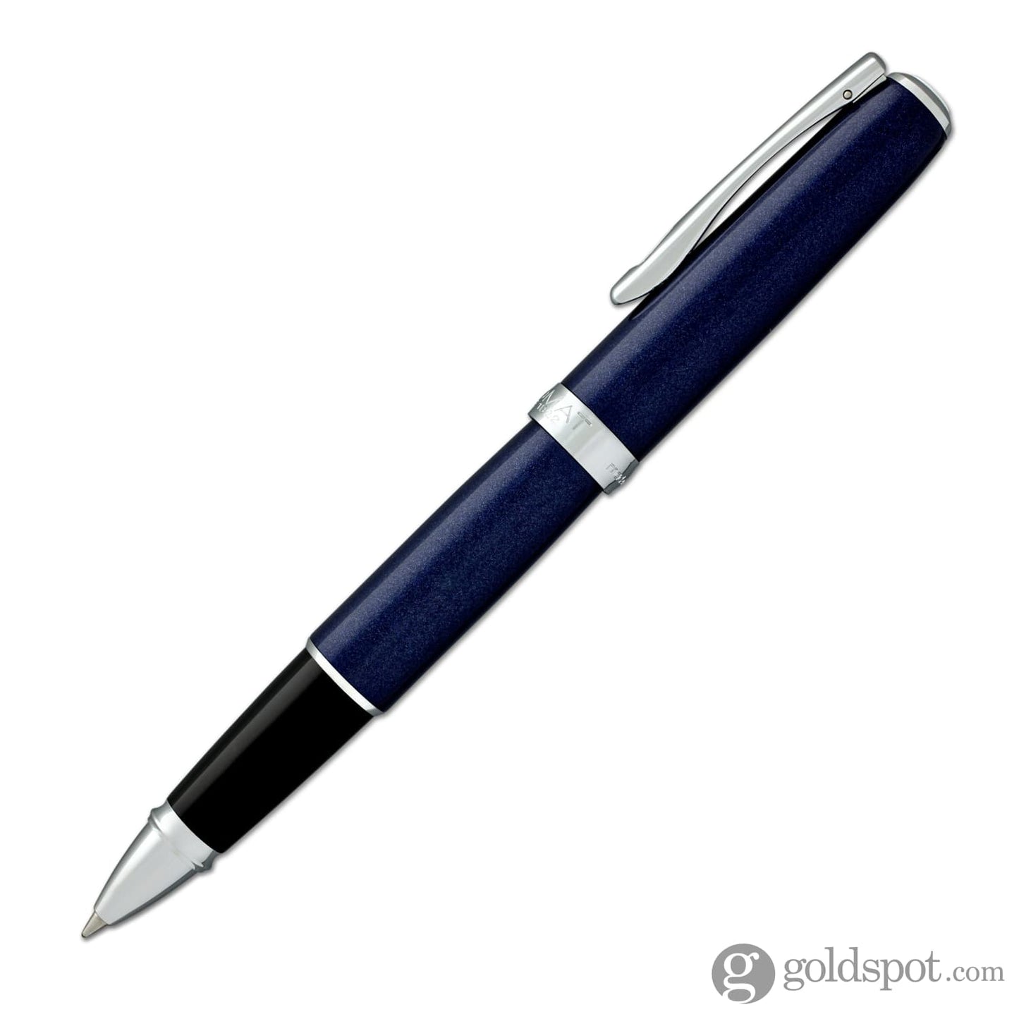 Diplomat Excellence A2 Rollerball Pen in Midnight Blue with Chrome Trim Rollerball Pen