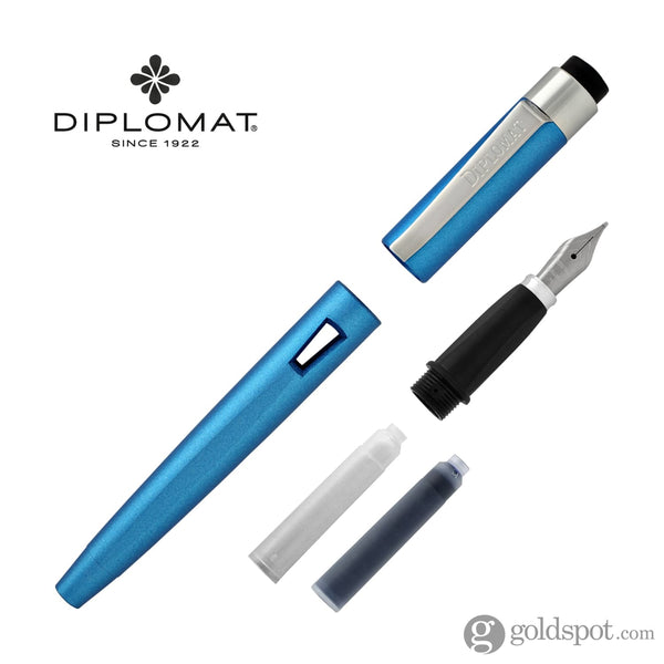 Diplomat Magnum Fountain Pen in Aegean Blue Fountain Pen