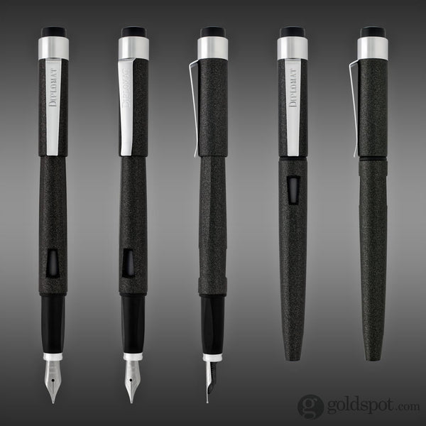 Diplomat Magnum Fountain Pen in Crow Black Fountain Pen