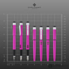 Diplomat Magnum Fountain Pen in Hot Pink Fountain Pen