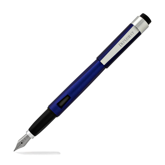 Diplomat Magnum Fountain Pen in Indigo Blue
