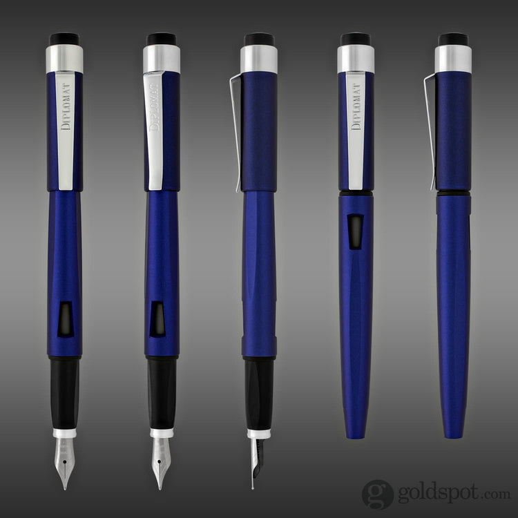 Diplomat Magnum Fountain Pen in Indigo Blue Fountain Pen