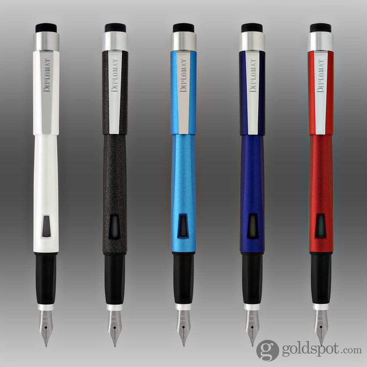 Diplomat Magnum Fountain Pen in Pearl White Fountain Pen