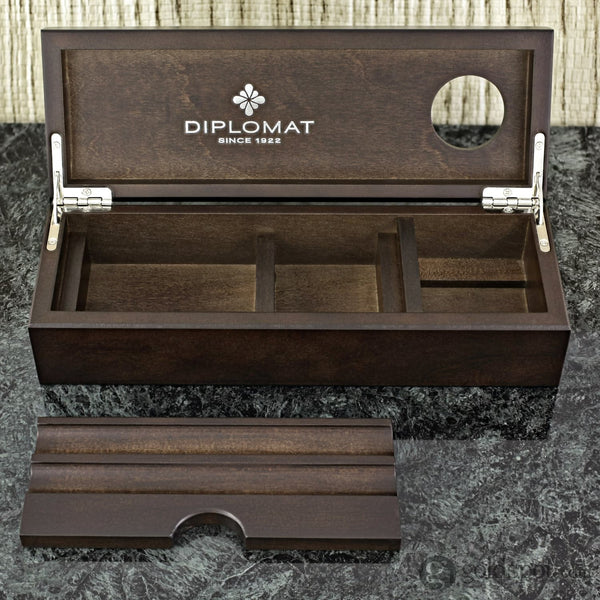 Diplomat Wooden Desk Case with Ink in Wenge Pen