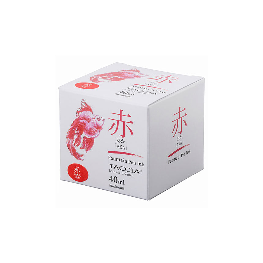 Taccia Bottled Ink in Aka Red - 40 mL Bottled Ink