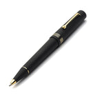 Leonardo Momento Zero Ballpoint Pen in Black Matte Gold Trim Ballpoint Pens