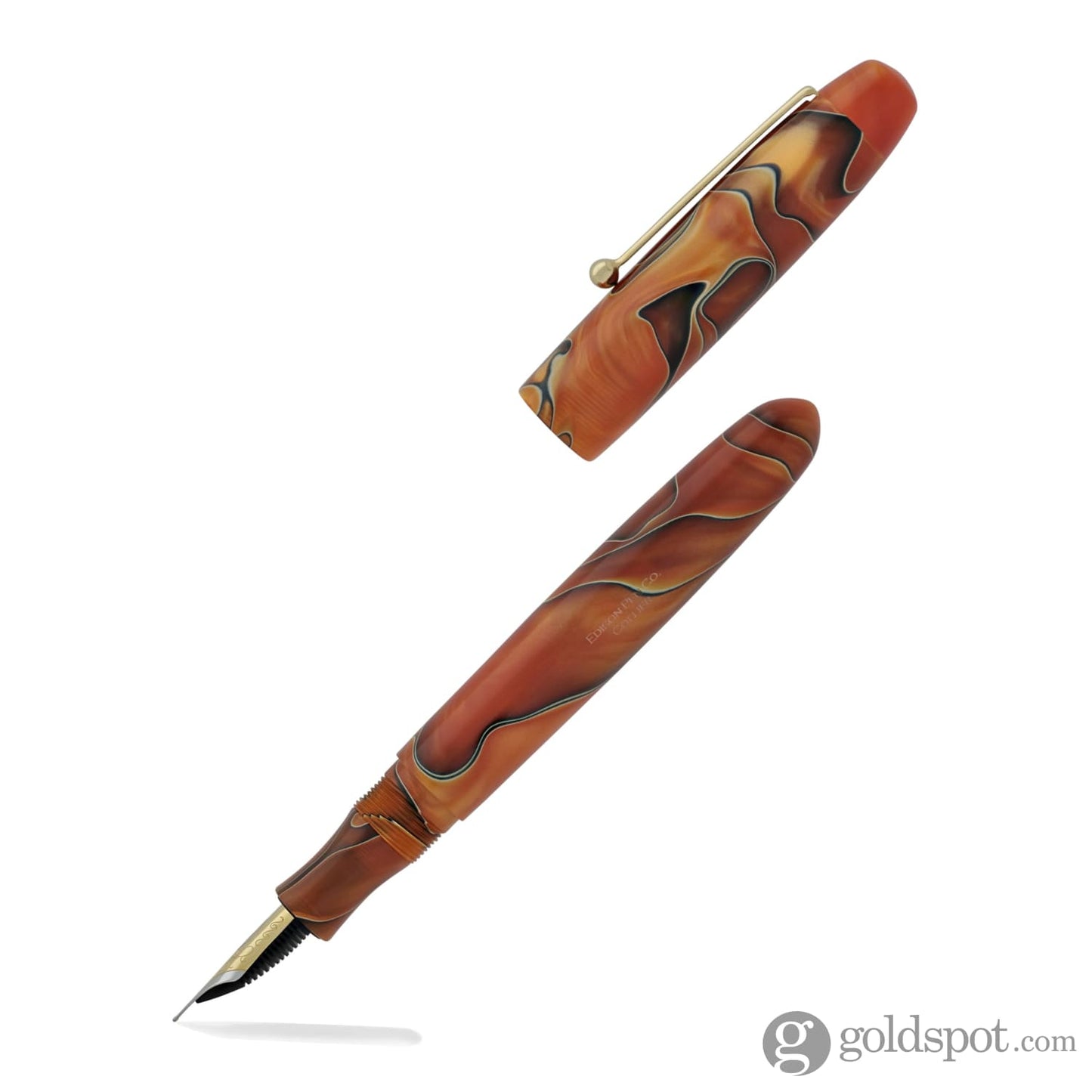Edison Collier Fountain Pen in Persimmon Swirl Fountain Pen