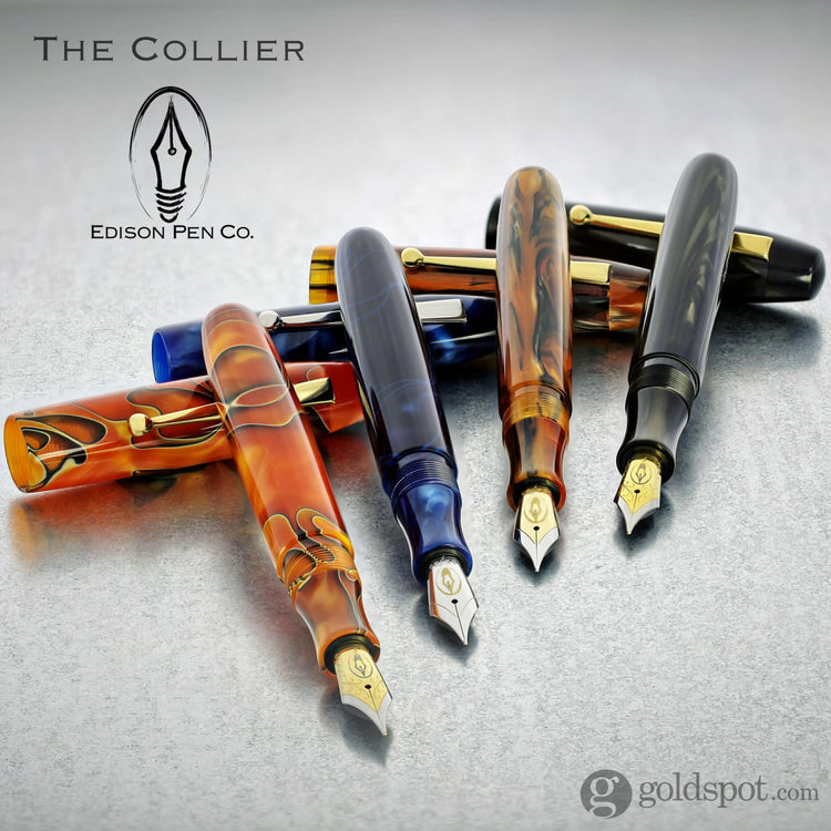 Edison Collier Fountain Pen in Persimmon Swirl Fountain Pen