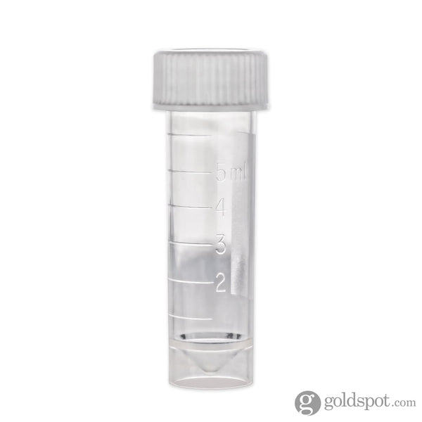Secure Twist-cap Vials for Ink Samples - 5 Pack Clear Ink Well