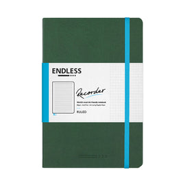 Endless Recorder A5 Notebook in Forest Canopy with the 80gsm Regalia Paper - Ruled