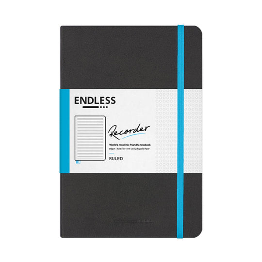 Endless Recorder A5 Notebook in Infinite Space with the 80gsm Regalia Paper - Ruled