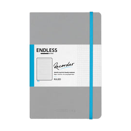 Endless Recorder A5 Notebook in Mountain Snow with the 80gsm Regalia Paper - Ruled