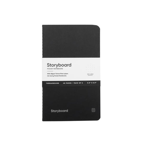 Endless Storyboard Pocket Notebooks with 48 Pages - Pack of 2 (Dotted)