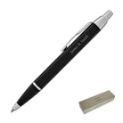 Engraved / Personalized Parker IM Core Ballpoint Pen in Black CT by Goldspot Ballpoint Pen