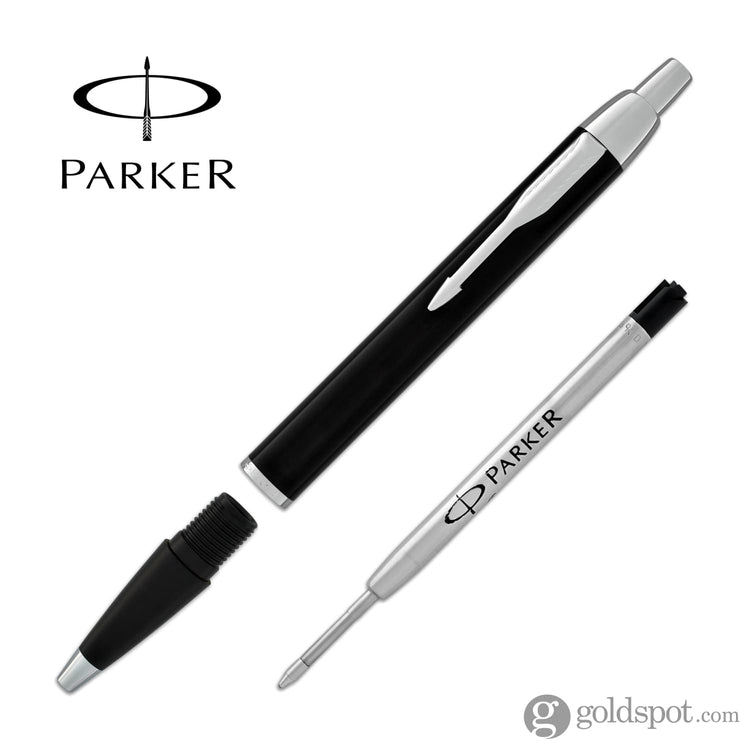 Engraved / Personalized Parker IM Core Ballpoint Pen in Black CT by Goldspot Ballpoint Pen