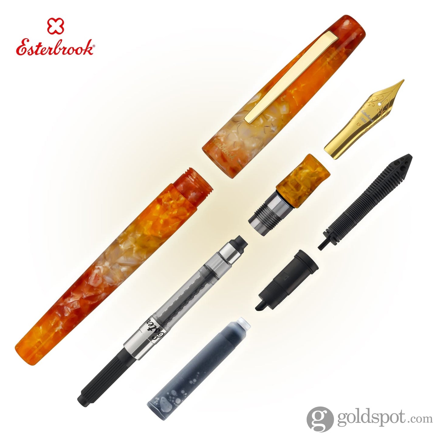 Esterbrook Camden Fountain Pen in Oktoberfest with Gold Trim Fountain Pen