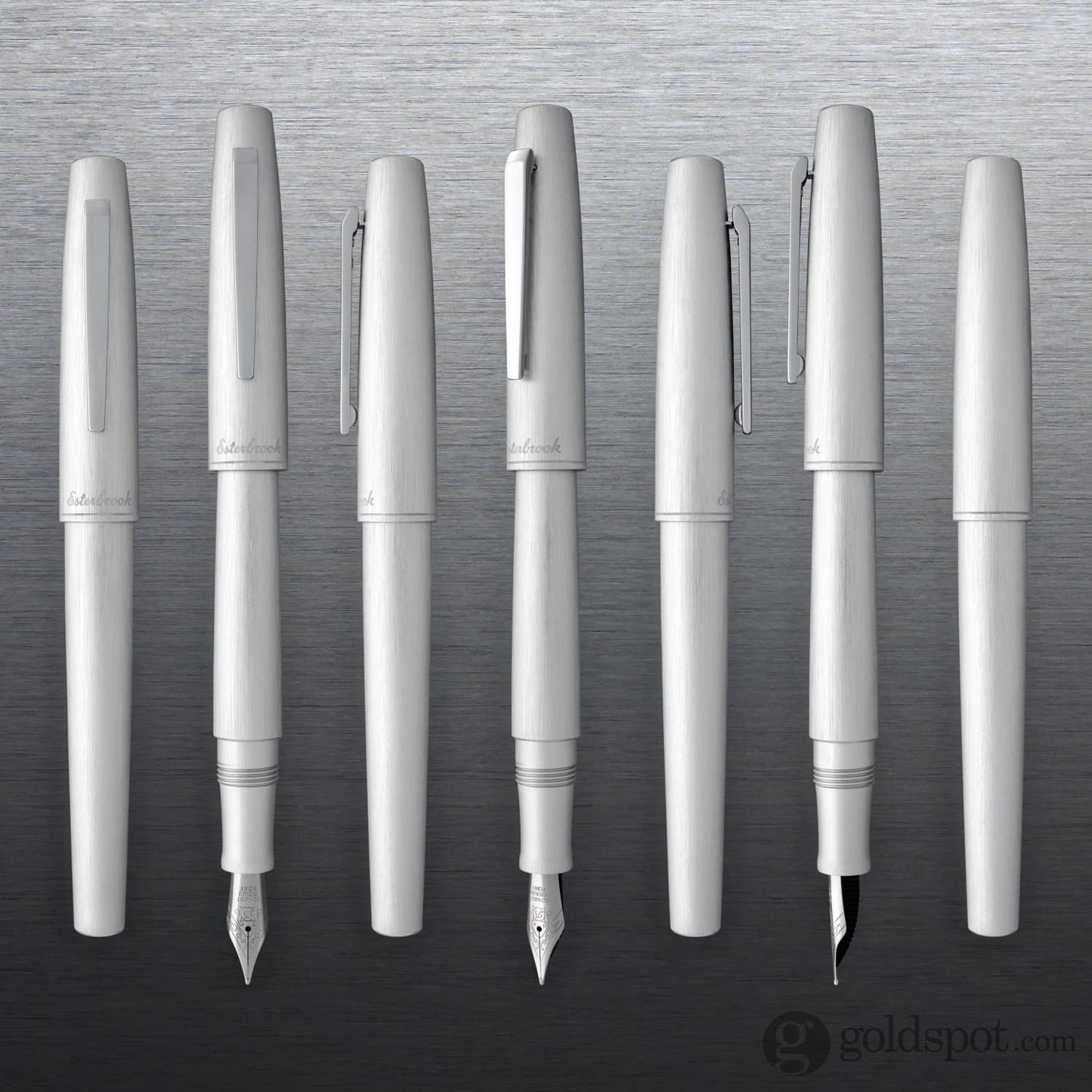 Esterbrook Camden Fountain Pen in Silver Fountain Pen