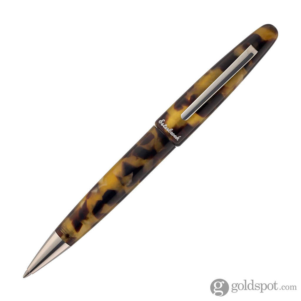Esterbrook Estie Ballpoint Pen in Tortoise Silver Ballpoint Pens