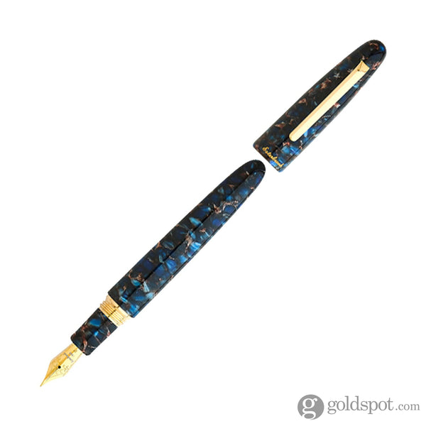 Esterbrook Estie Oversize Fountain Pen in Nouveau Blue 1.1mm Stub / Gold Fountain Pen