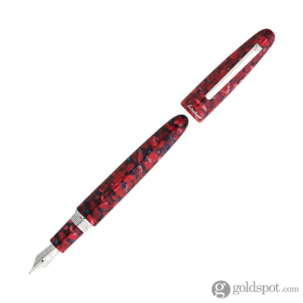 Esterbrook Estie Oversize Fountain Pen in Scarlet 1.1mm Stub / Silver Fountain Pen