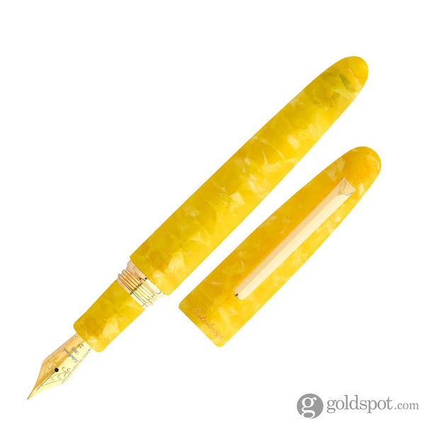 Esterbrook Estie Oversized Fountain Pen in Sunflower Yellow with Gold Trim Extra Fine Fountain Pen