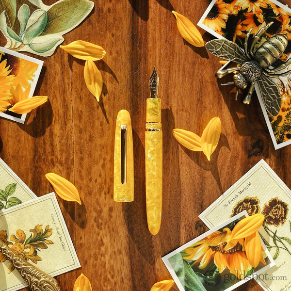 Esterbrook Estie Oversized Fountain Pen in Sunflower Yellow with Gold Trim Fountain Pen