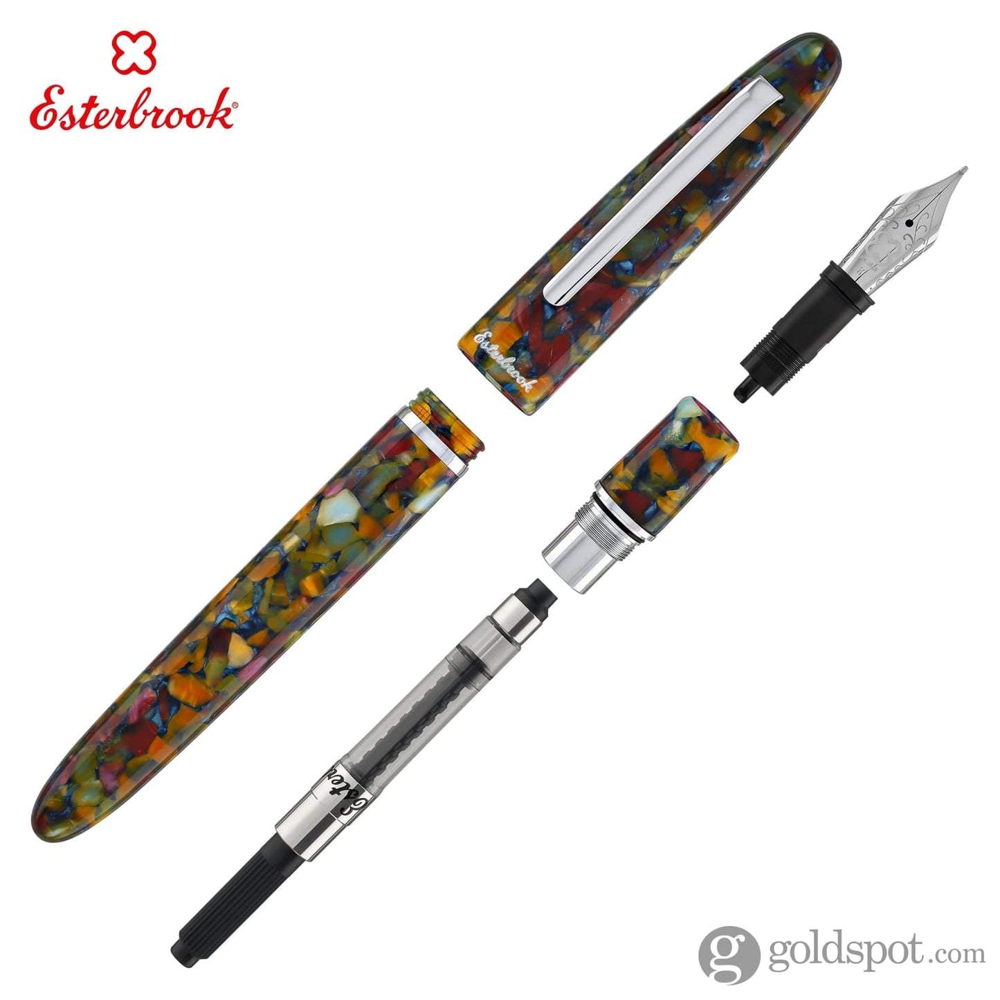 Esterbrook Estie Regular Fountain Pen Botanical Gardens with Palladium Trim Fountain Pen