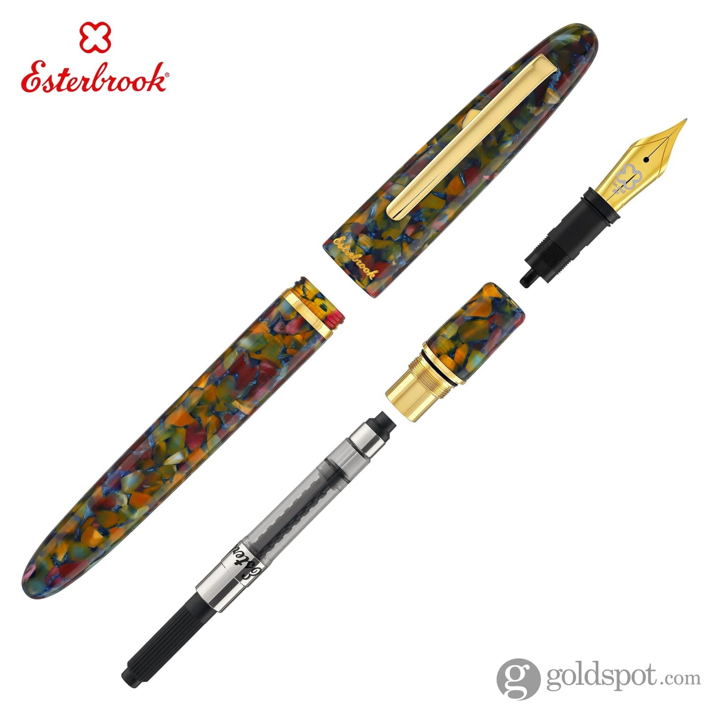 Esterbrook Estie Regular Fountain Pen in Botanical Gardens with Gold Trim Fountain Pen