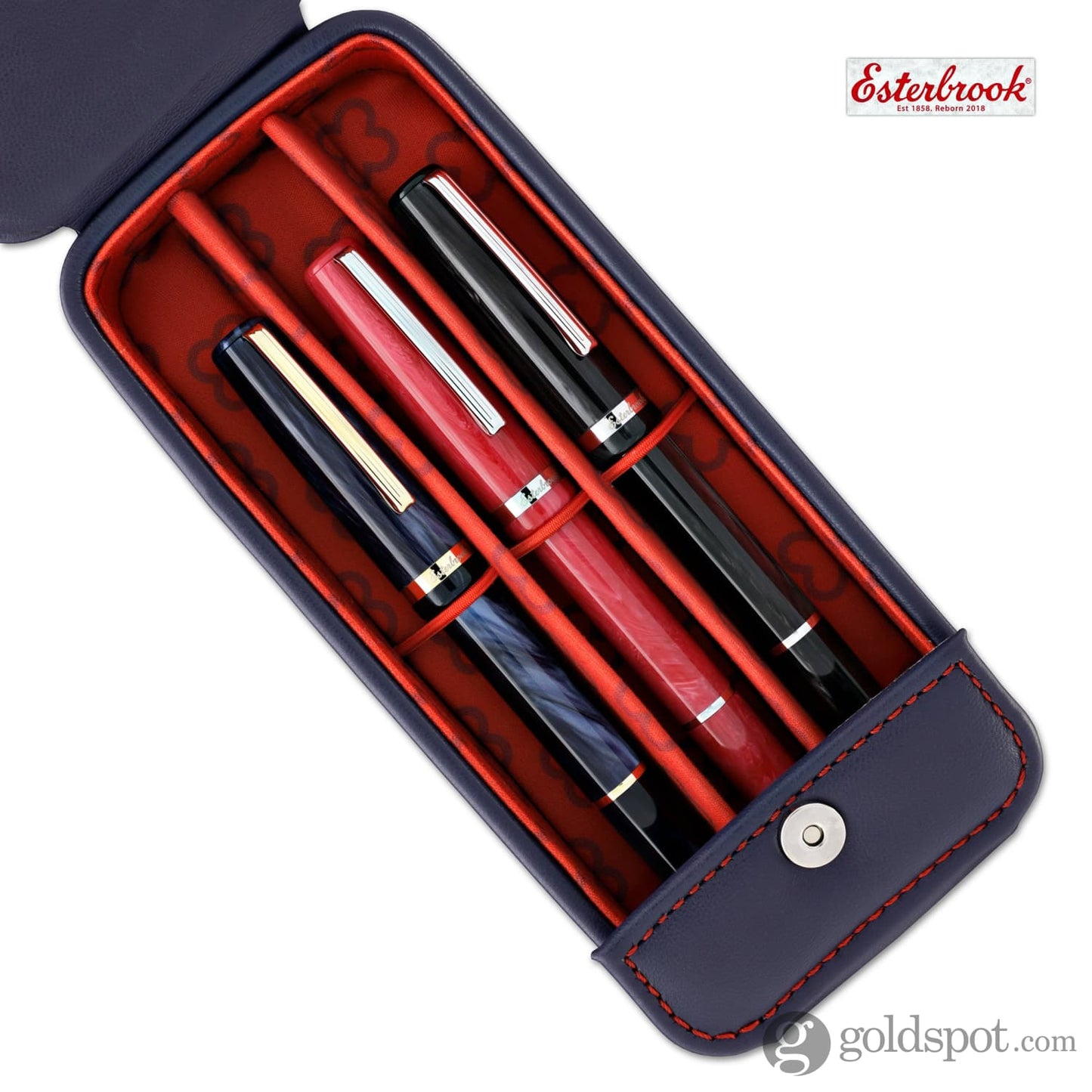 Esterbrook JR Pocket Fountain Pen in Capri Blue with Gold Trim Fountain Pen