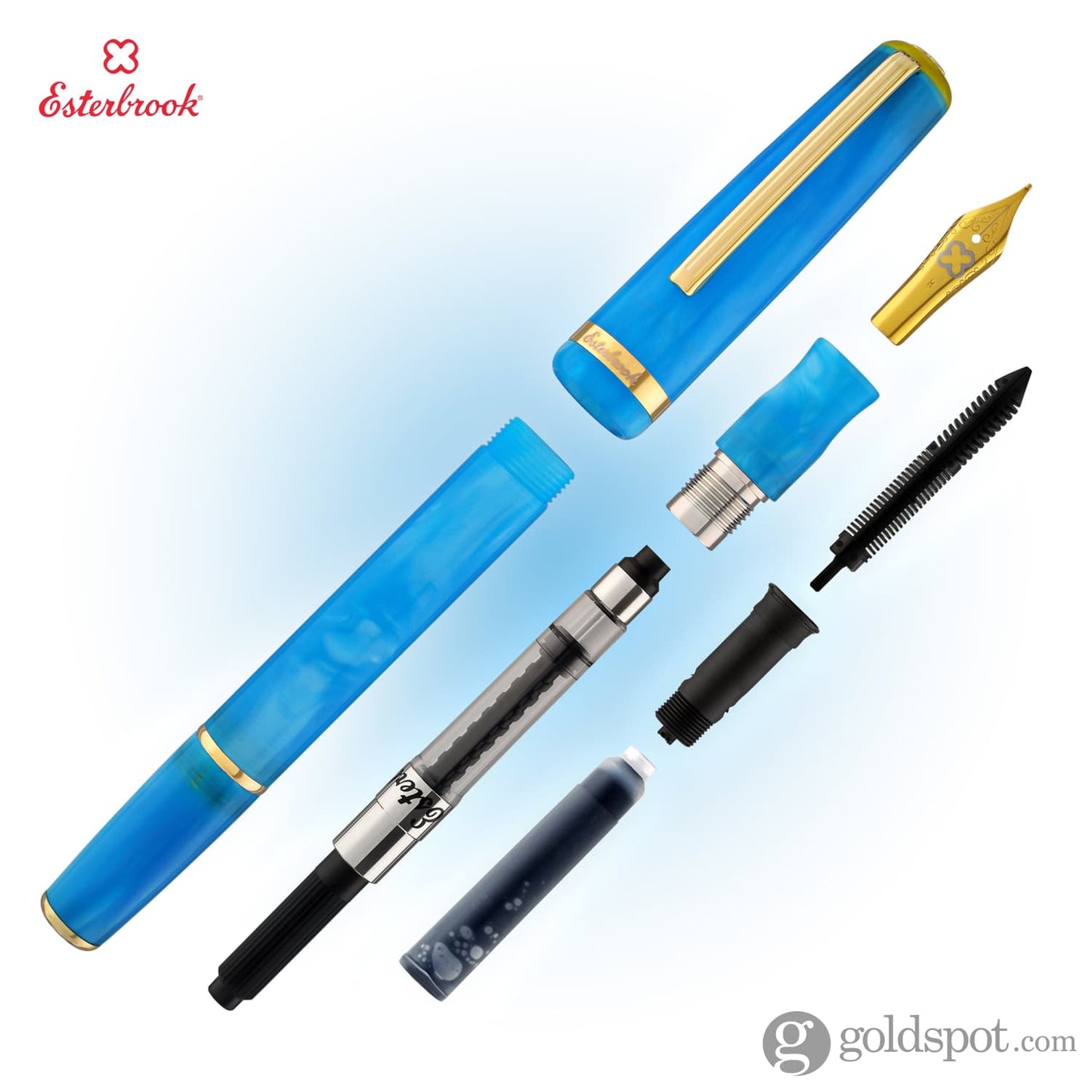 Esterbrook JR Pocket Paradise Fountain Pen in Blue Breeze Fountain Pen