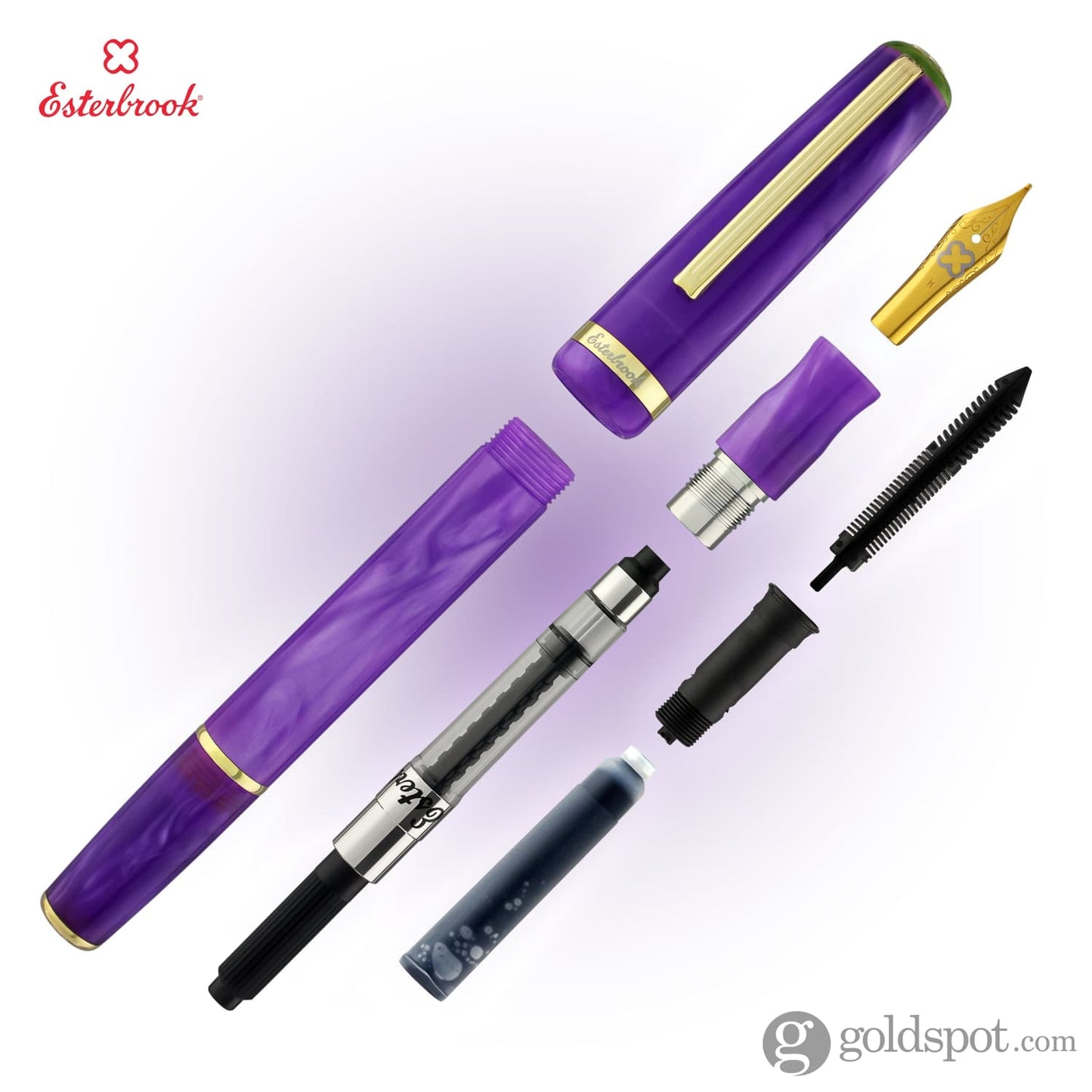 Esterbrook JR Pocket Paradise Fountain Pen in Purple Passion Fountain Pen