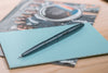 Fisher Space Pen Bullet Ballpoint Pen in Cerakote® Elite Navy Blue with Axiom Space Logo Ballpoint Pens